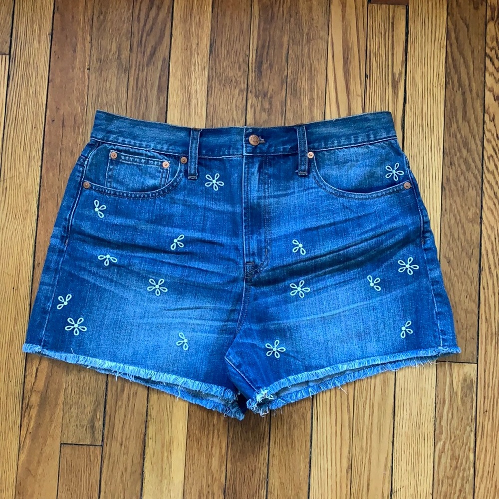 The Perfect Jean Short: Daisy Embroidered Edition